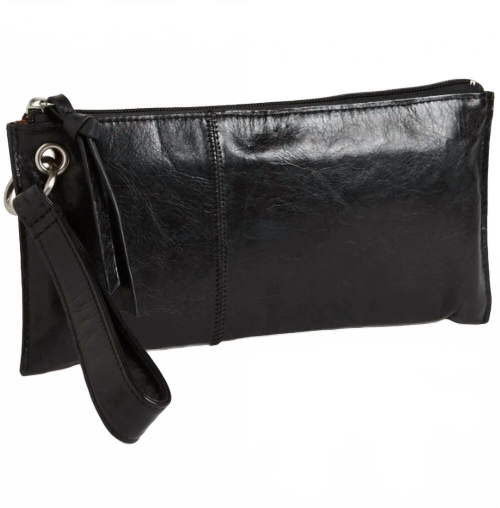 NEW HOBO vida wristlet in black
